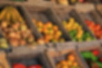 An example of fair trade fruits and vegetables at a market