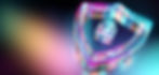 Digital shield icon with a lock symbol, representing online security and data protection concepts