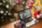 Remote employees happy about receiving a digital Christmas gift