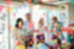 Employees celebrating in the workplace