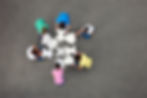 A puzzle being solved
